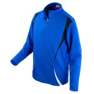 Spiro Unisex Adult Trial Training Base Layer Top / Royal Blue/Navy/White